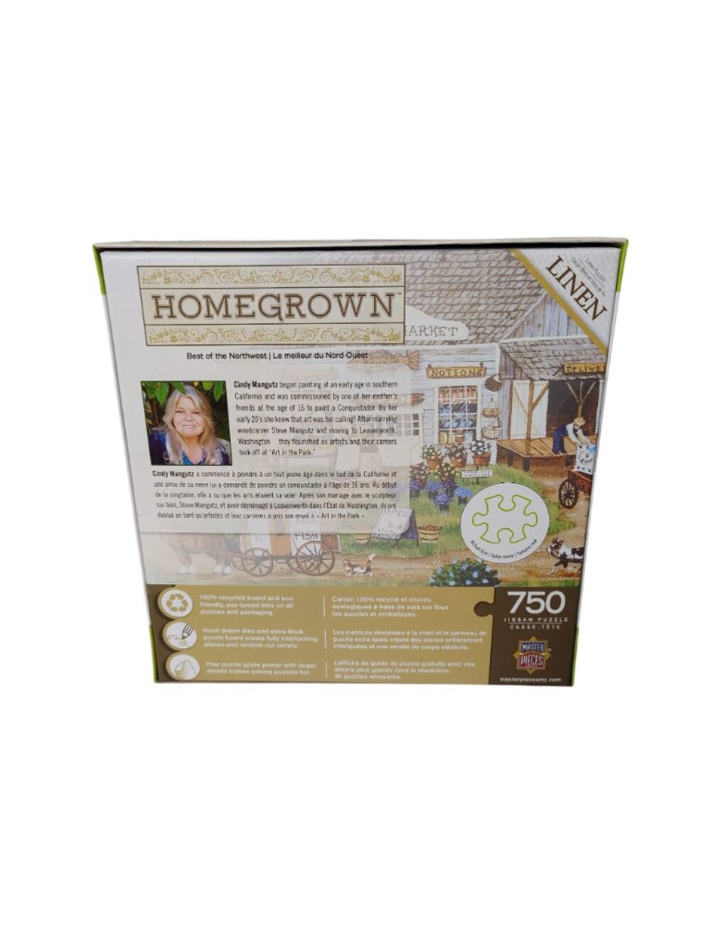 Masterpieces Homegrown 750-Piece Jigsaw Puzzle With Linen Finish with Poster - Picture 5 of 9